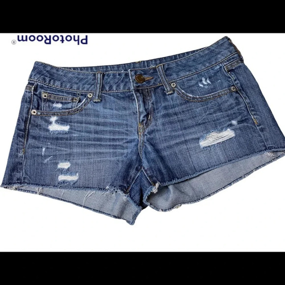 American Eagle Outfitters Distressed Jean Shorts - Picture 1 of 7
